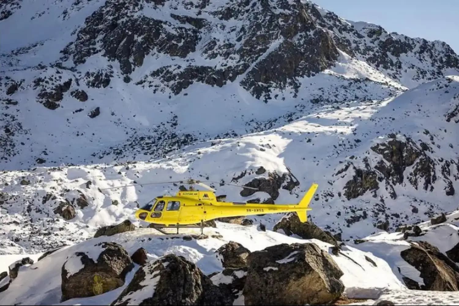 Heli Ride from Namche to Lukla